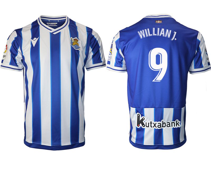 Men 2020-2021 club Real Sociedad home aaa version #9 blue Soccer Jerseys